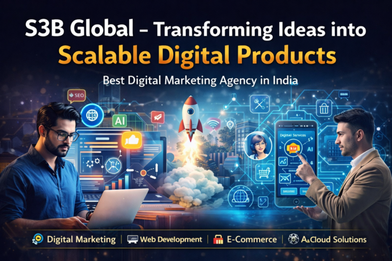 S3B Global digital marketing and web development services transforming ideas into scalable digital products in India
