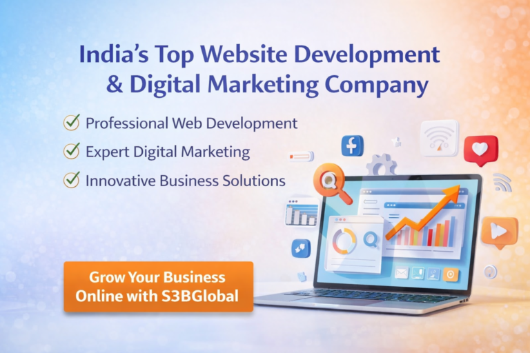 India’s top website development and digital marketing company helping businesses grow online with professional web development and SEO services
